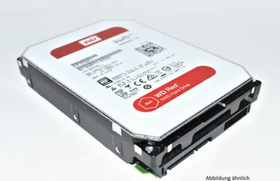 A Western Digital Red NAS Hard Drive is shown on a white background.