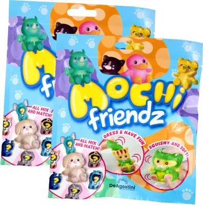 Produktbild von DeAgostini Mochi Friendz Sammelfiguren mit Wendekostüm Figur - 2 Tüten