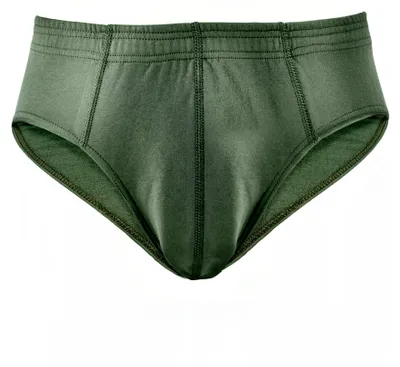Produktbild von HERMKO 8300 2er Pack Herren Slip  mit Dehnbund aus Baumwolle / Elasthan, Größe:D 7 = EU XL, Farbe:olive