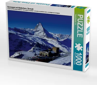Produktbild von Calvendo Gornergrat mit Matterhorn. Zermatt 1000 Teile Puzzle quer 640x480mm, Michel / CH Susan; 7364453