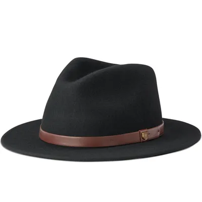 Produktbild von Brixton Messer Fedora Hut, schwarz, L