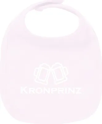 Produktbild von Huuraa Unisex Babylatz Kronprinz Schützenfest Geschenk Babypink  Baumwolle Kronprinz Mitbringsel