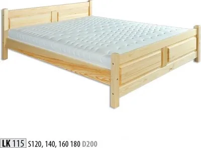 Obrázek produktu pro Dřevěná postel Postel ze skutečného dřeva JVmoebel