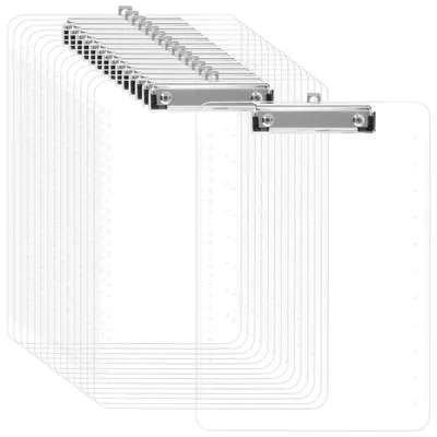 Produktbild von 15 Stück A4-Format, transparente Kunststoff-Aktenordner für die Dokumentenablage
