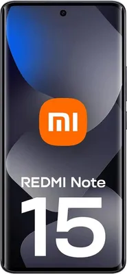 Produktbild von Redmi Note 15 4G 6GB + 128GB Black Smartphone