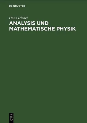 Produktbild von Analysis und mathematische Physik