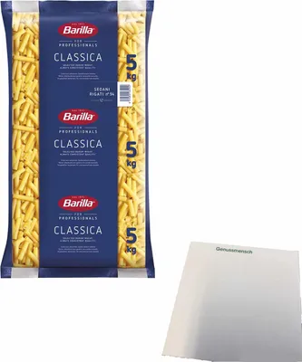 Produktbild von Barilla Sedani Rigati N.94 (5kg Beutel) + usy Block