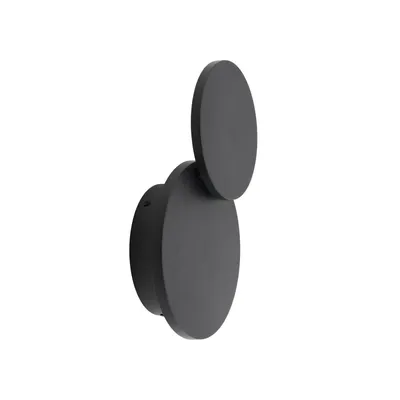 Produktbild von Lucande LED-Wandleuchte Elrik, schwarz, 20 cm hoch, Metall