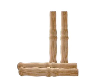 Produktbild von BigDean 4 XXL Holzgriffe für Schiebkarre/Schubkarre ca. 23,5 cm lang 2,5 cm Durchmesser - Hochwertig, flexibel, bereichernd - Germany