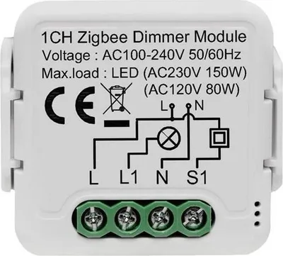 Produktbild von Smart Dimmer Modul 1-Kanal Zigbee für flexible Lichtsteuerung