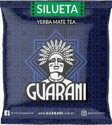 Image de Guarani - Thé maté Silueta, échantillon de 50 g - Orange, boldo - Saveur fumée, beaucoup de poussière - Yerba maté intense - Paraguay
