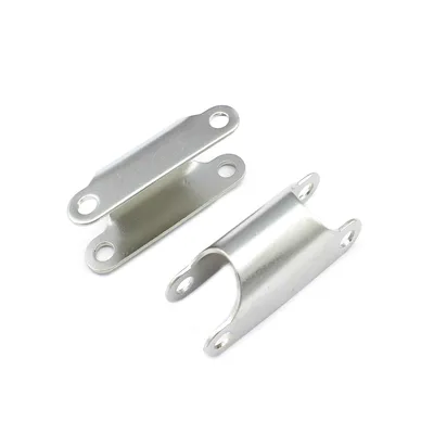 Produktbild von Verbindungs-Profil 70 x 20mm Edelstahl A4 Rohr Klappbeschlag Rohrmittelstück
