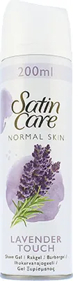 Produktbild von Gillette scheergel 200ml Satin Care Normal Skin Lavender