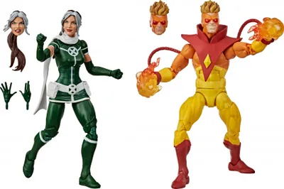 Image de Personnages X-Men : Pyro et le méchant, vert/jaune, lot de 7 pièces