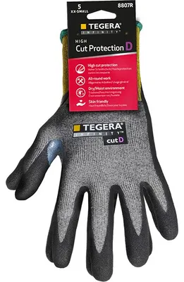 Produktbild von Synthetikhandschuh TEGERA 8807R INFINITY | 6 Paar schwarz, Cat.II, 4X43D, Gr. 9