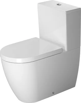 Produktbild von Duravit Stand-WC-Kombination ME by Starck tief, 370 x 650 mm weiß