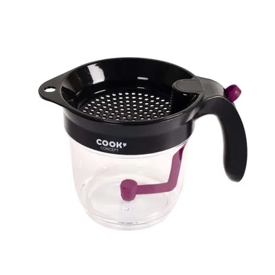 Image de Séparateur de Graisse - COOK CONCEPT - Ustensile - Noir et Transparent