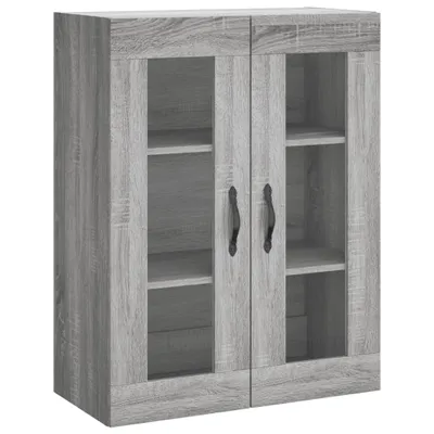 Image de Armoire murale sonoma gris 69,5x34x90 cm bois d'ingénierie