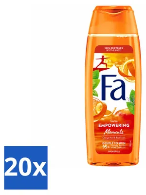 Produktbild von 20 x Fa Douchegel Empowering Moments - 250 ml - Vorteilspackung - 20 Stücke