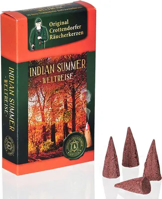 Imagen del producto de Velas aromáticas "Indian Summer", dimensiones 6x11x2 cm, nuevas