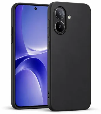 Produktbild von Silikon Hülle für Xiaomi Poco X8 Pro Schutzhülle Matt Schwarz Backcover Handy Case