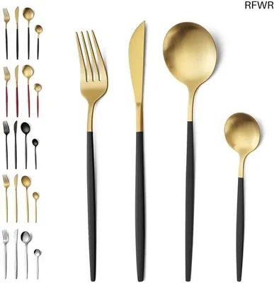 Produktbild von Famanu Besteckset 24-teilig - 6 Personen - Edelstahl