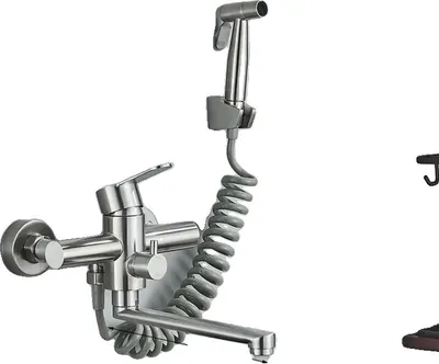 Obrázek produktu pro Dřezová kuchyňská baterie, kartáčovaný povrch, 23 cm, kartáčovaný nikl B