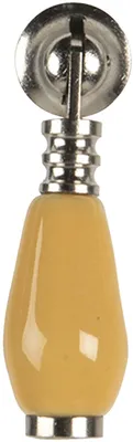 Produktbild von Clayre & Eef Türknauf 2x6 cm Gelb Keramik