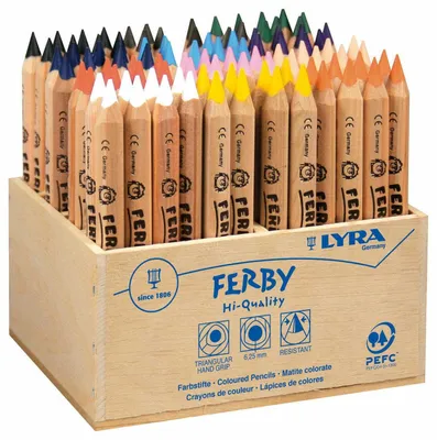 Zdjęcie produktu dla Lyra Ferby Nature Zestaw kredek Mix 96 szt.
