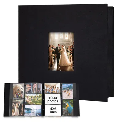 Image de Album photo avec couverture en lin, pour 1000 photos