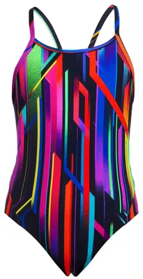 Produktbild von Funkita Diamond Back Badeanzug Schwarz 14 Years Mädchen Schwarz 14 Years