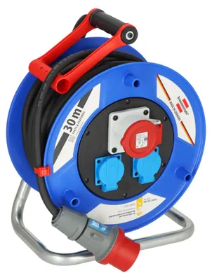 Imagen del producto de Brennenstuhl Garant CEE 1, carretel de cable industrial/para obras, 30 metros, cable H07RN-F 5G2,5, modelo 1237980