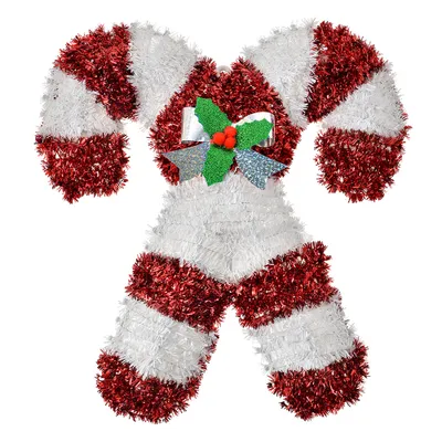 Produktbild von Clayre & Eef Weihnachtsdekoration Zuckerstange 32x3x36 cm Rot Weiß Kunststoff