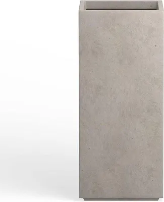 Zdjęcie produktu dla Prostokątne donice zewnętrzne weather concrete 20.3" H - Nowoczesny styl