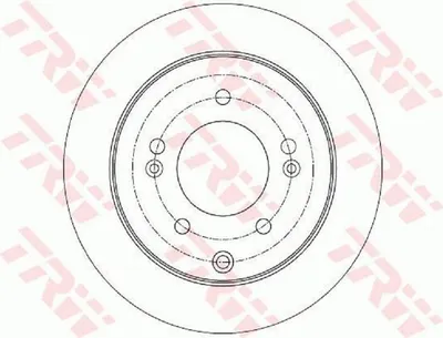 Produktbild von 2x TRW Bremsscheibe DF7819 für KIA SOUL (AM) CERATO II Stufenheck (TD) 63 7mm