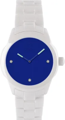Produktbild von KRAFTWORXS Damen Uhr Armbanduhr Full Moon Keramik Kristalle FML 2BL|BL S