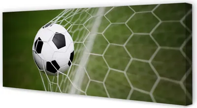 Immagine prodotto di Stampa su tela, dimensioni 125x50 cm, decorazione murale a tema calcio