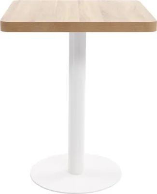 Obrázok produktu pre vidaXL Bistro stôl svetlo hnedý 60x60 cm MDF
