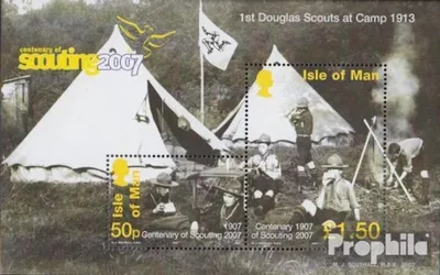 Produktbild von Briefmarken GB - Isle of Man 2007 Mi Block59 (kompl.Ausg.) postfrisch Pfadfinderbewegung