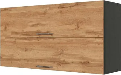 Produktbild von Held Möbel Klapphängeschrank Sorrento BxTxH 110 x 34 x 57 cm eiche hell matt zerlegt Anschlag reversibel 353.6273