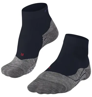 Image de Chaussettes de sport Falke pour femmes, modèle PL4 Short, pour le padel, de couleur bleue, taille 37-38