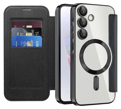 Produktbild von Techsuit - SmartMag Book Klapphülle für Samsung Galaxy A35 5G - schwarz