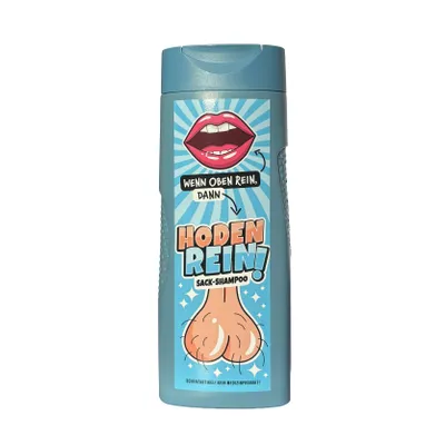 Obrázok produktu pre Hoden Rein – Vtipný sprchový gél | Vtipný darček pre mužov, rozlúčka so slobodou, Deň otcov, narodeniny | Starostlivosť o mužov s humorom | Vtipný sprchový gél a žartovné predmety