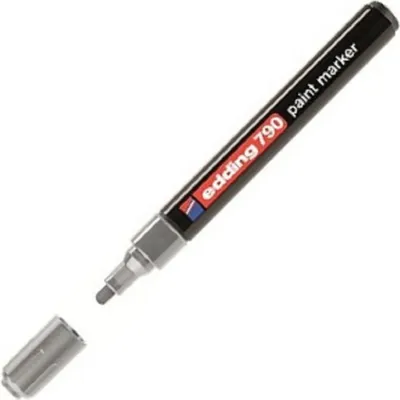 Produktbild von Edding – Paintmarker 790 auf Alkoholbasis, 2–3 mm, silber | 10 Stück