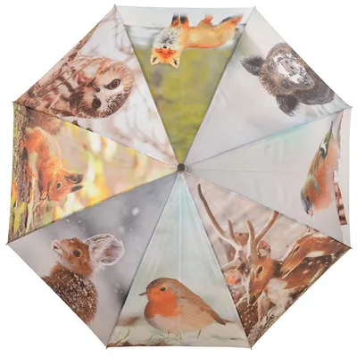 Produktbild von Esschert Design Regenschirm Wintermotive; TP209