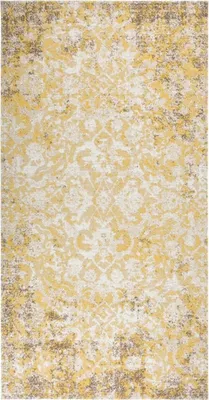 Produktbild von Outdoor-Teppich Flachgewebe 80x150 cm Gelb