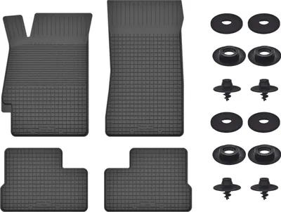 Produktbild von Gummimatten Mit Stoppern Für: Peugeot 406 (1995-2004) Schwarz Set