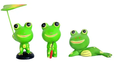 Produktbild von Lustige Frösche, Funny Frogs im 3-er Set