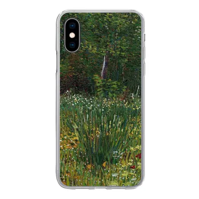 Produktbild von MuchoWow® Handyhülle Schutzhülle Hülle für iPhone X Asnières - Vincent van Gogh Silikon Softcase Handy Hülle - Handyhülle