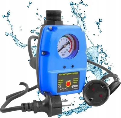 Immagine prodotto di IBO | Pressostato PC-59 - 220-240V - Con Protezione Contro Il Funzionamento A Secco - Con Manometro